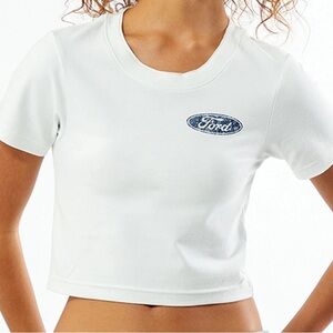 Ford Women's White Crop Top